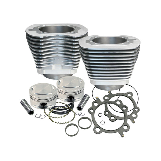 S&S CYCLE - 95" BIG BORE CYLINDER KIT - SILVER - TWIN CAM