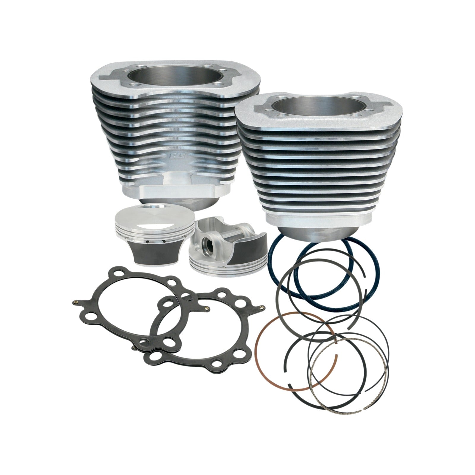 S&S CYCLE - 106" BIG BORE CYLINDER KIT - SILVER - TWIN CAM