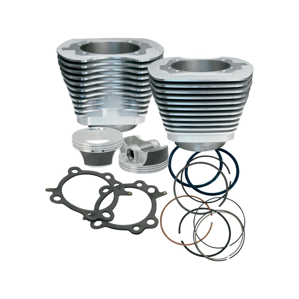 S&S CYCLE - 97" BIG BORE CYLINDER KIT - SILVER - TWIN CAM