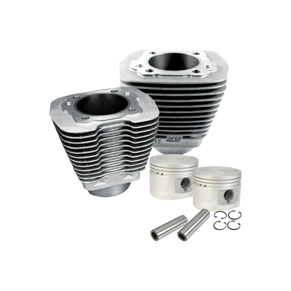 S&S CYCLE - CYLINDER & PISTON KIT - 80" - EVOLUTION BIG TWIN - NATURAL