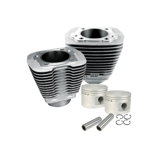 S&S CYCLE - CYLINDER & PISTON KIT - 80" - EVOLUTION BIG TWIN - NATURAL