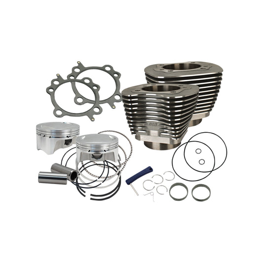 S&S CYCLE - 4" BIG BORE BOLT-IN SIDEWINDER(R) CYLINDER KIT - 100" - BLACK