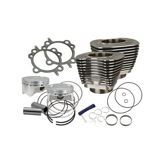 S&S CYCLE - 4" BIG BORE BOLT-IN SIDEWINDER(R) CYLINDER KIT - 110" - BLACK