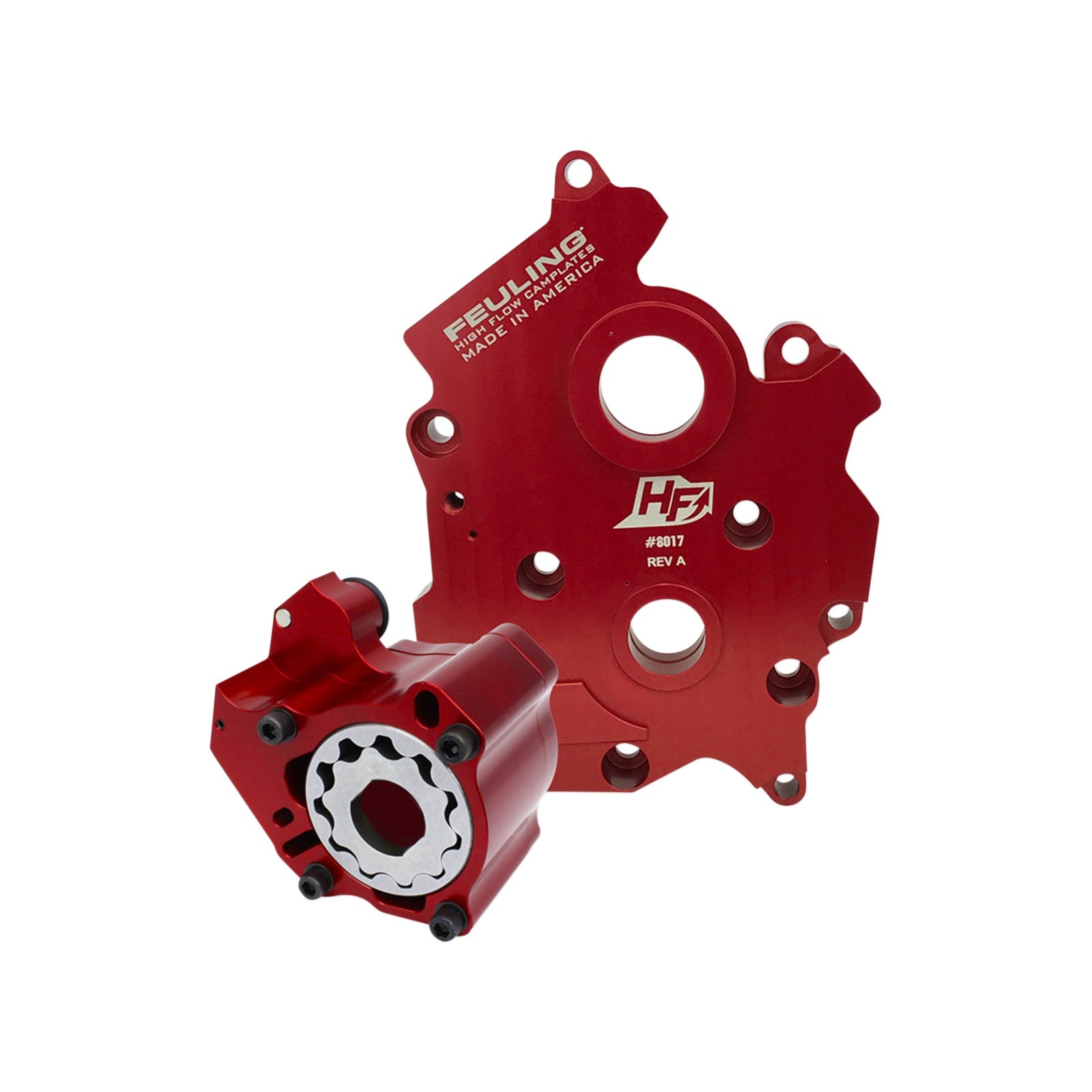 FEULING PARTS - RACE SERIES OIL PUMP WITH PLATE - TWIN COOLED MOTORS - '17-'24 M8
