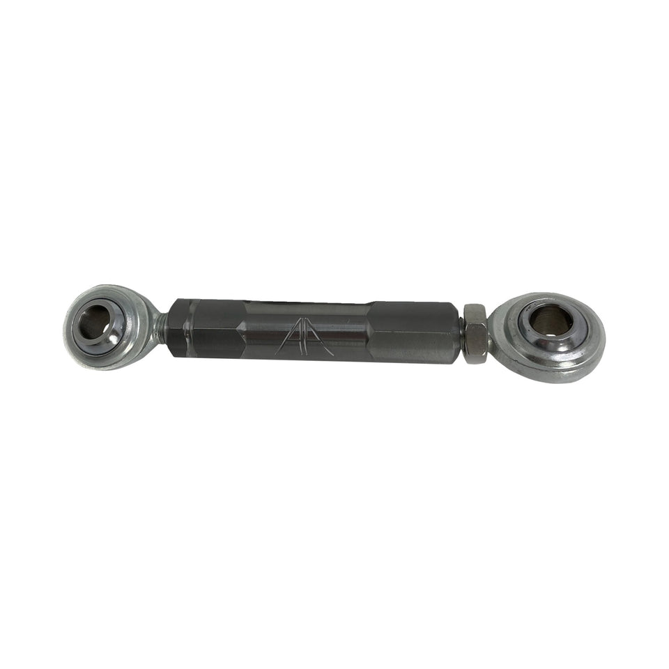 ALLOY ART - ADJUSTABLE STABILIZER LINK - FRONT - BLACK ANODIZED - TOURING