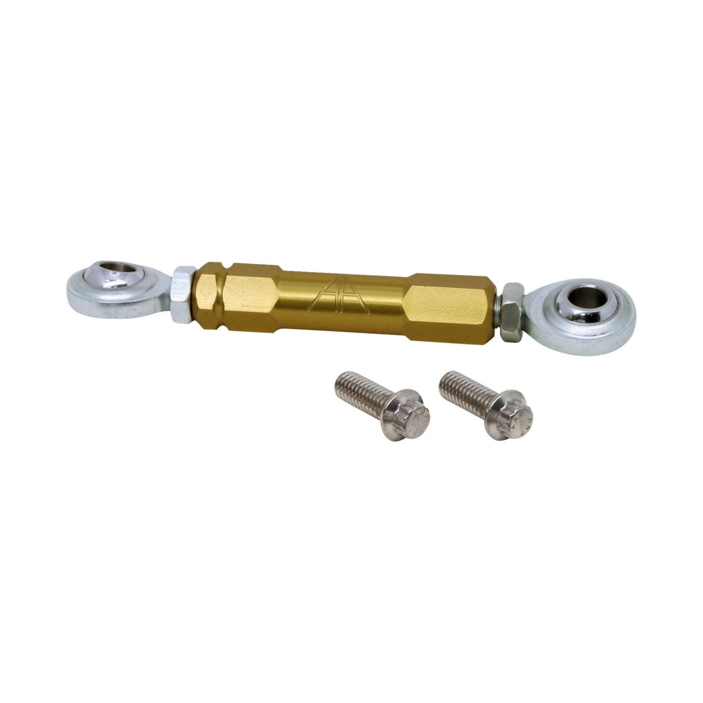 ALLOY ART - ADJUSTABLE STABILIZER LINK - FRONT - GOLD ANODIZED - TOURING