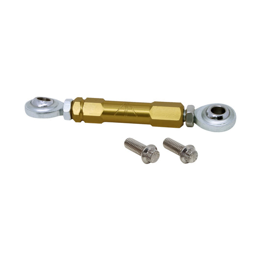 ALLOY ART - ADJUSTABLE STABILIZER LINK - FRONT - GOLD ANODIZED - TOURING
