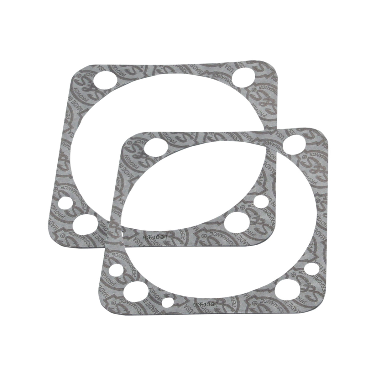 S&S CYCLE - BASE GASKETS - FRONT OR REAR 4.125" - STK - '99-'17 TWIN CAM