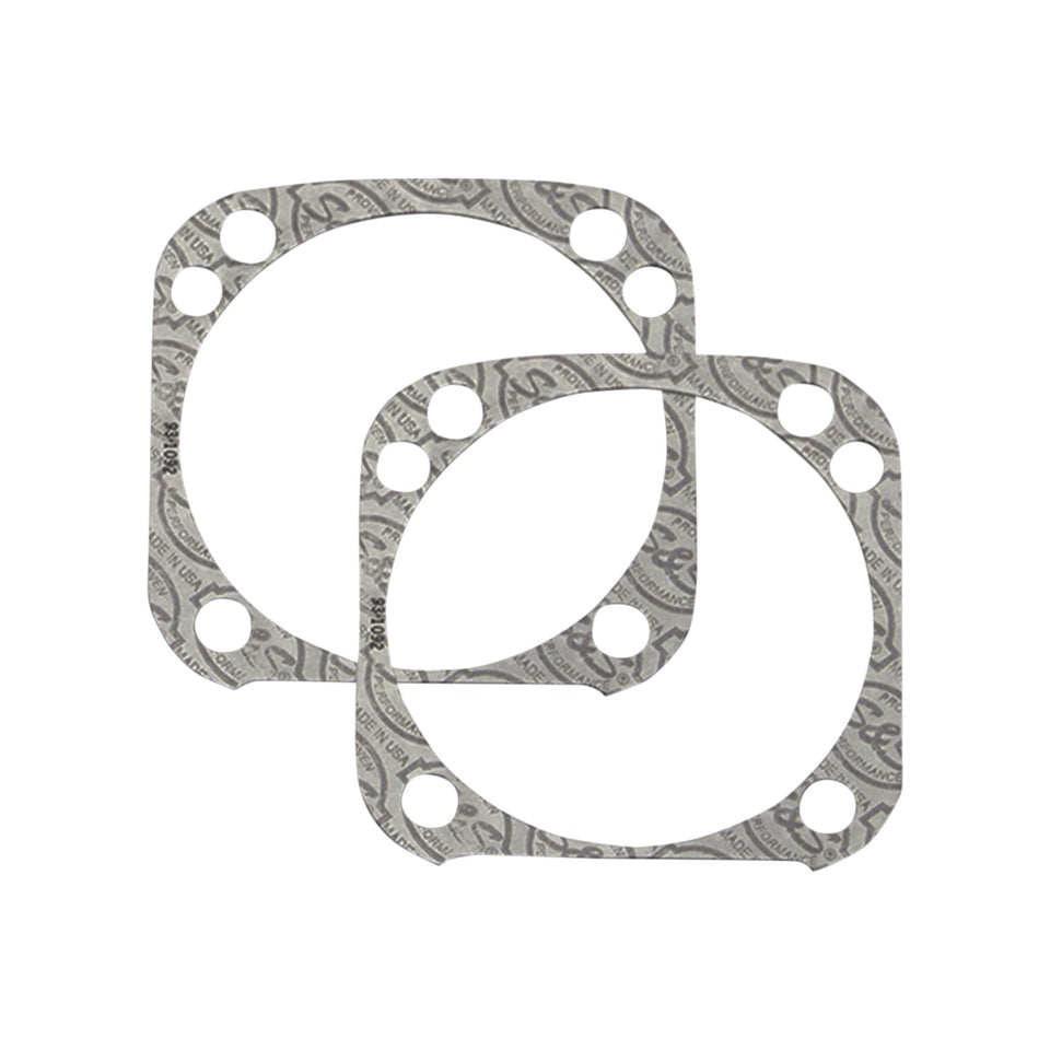 S&S CYCLE - BASE GASKETS - FRONT OR REAR 4.125" - STK - '99-'17 TWIN CAM