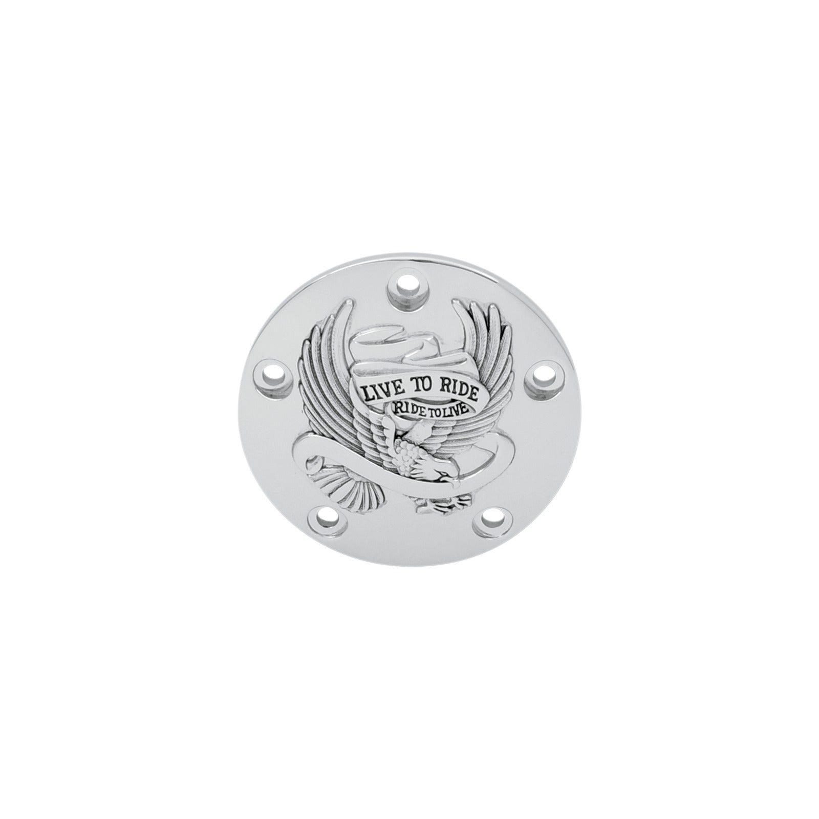 DRAG SPECIALTIES - POINTS COVER - CHROME/BLACK