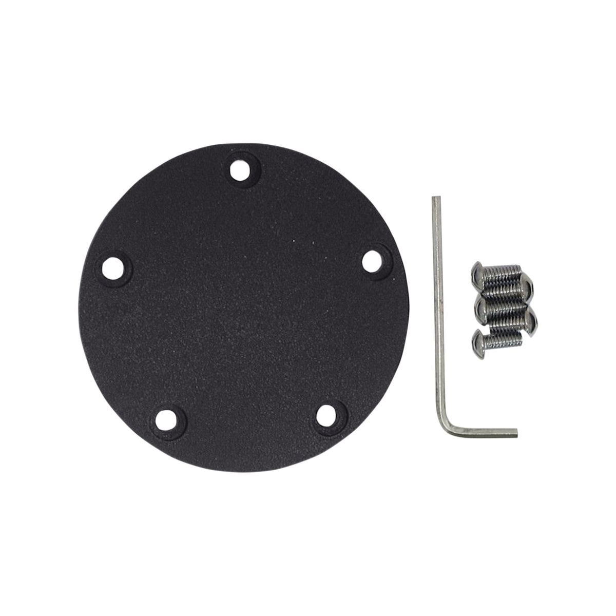 DRAG SPECIALTIES - POINTS COVER - WRINKLE BLACK - TWIN CAM