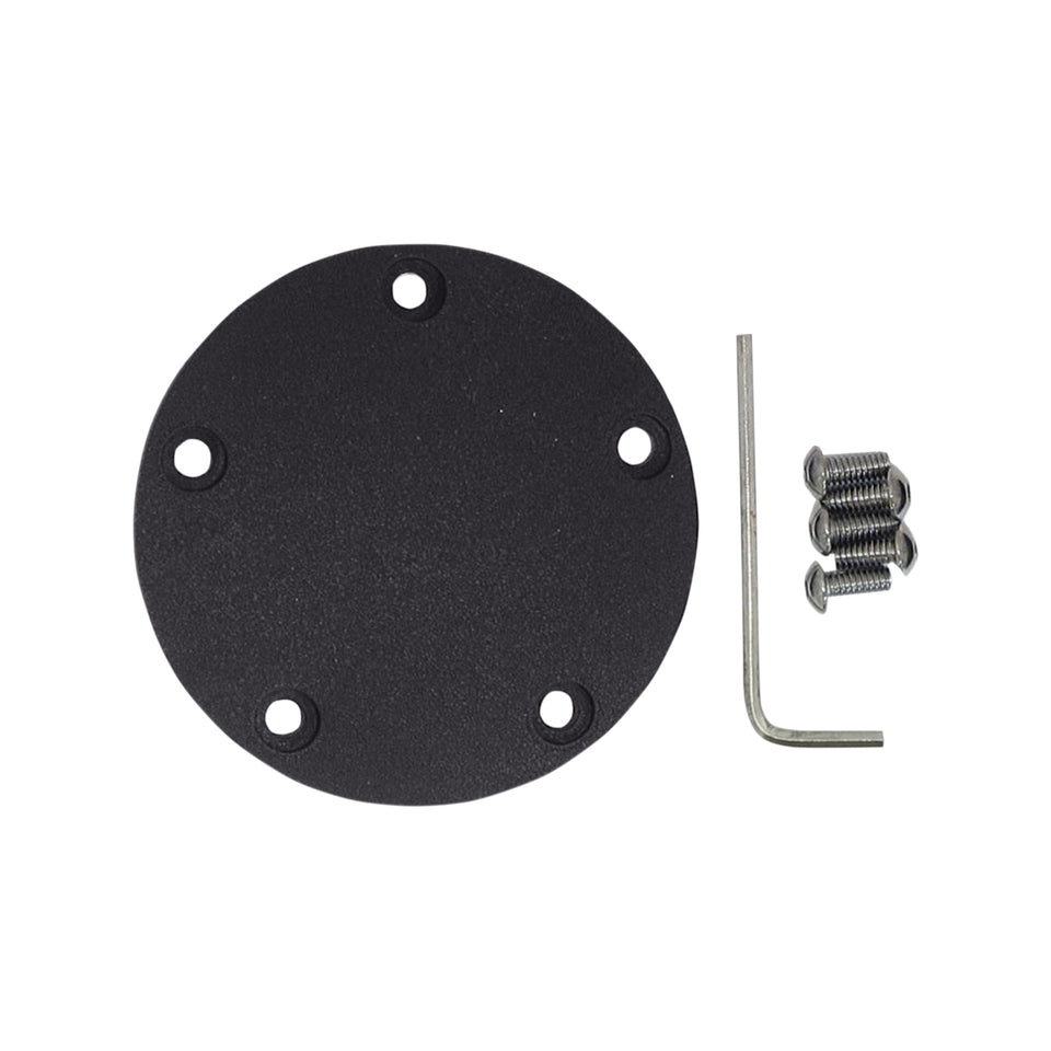 DRAG SPECIALTIES - POINTS COVER - WRINKLE BLACK - TWIN CAM