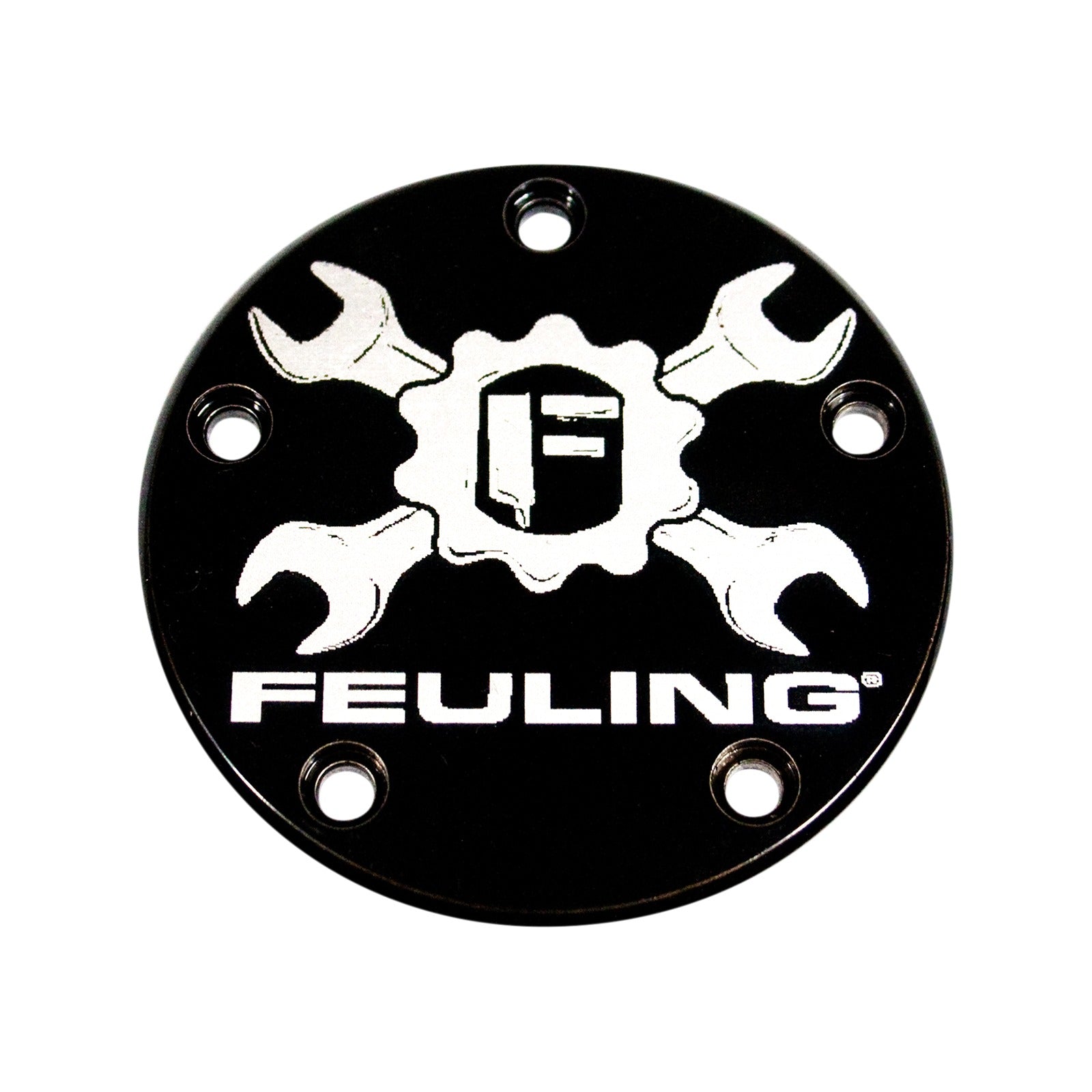 FEULING PARTS - POINT COVER - 5 HOLE - BLACK - TWIN CAM