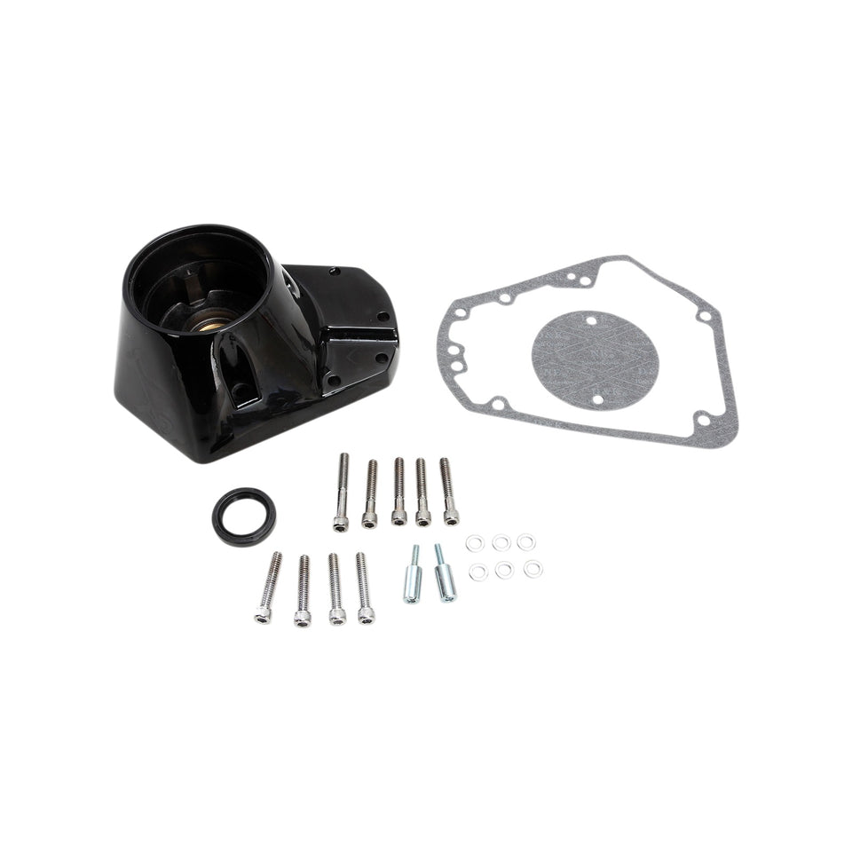 DRAG SPECIALTIES - CAM COVER - GLOSS BLACK - EVO BIG TWIN