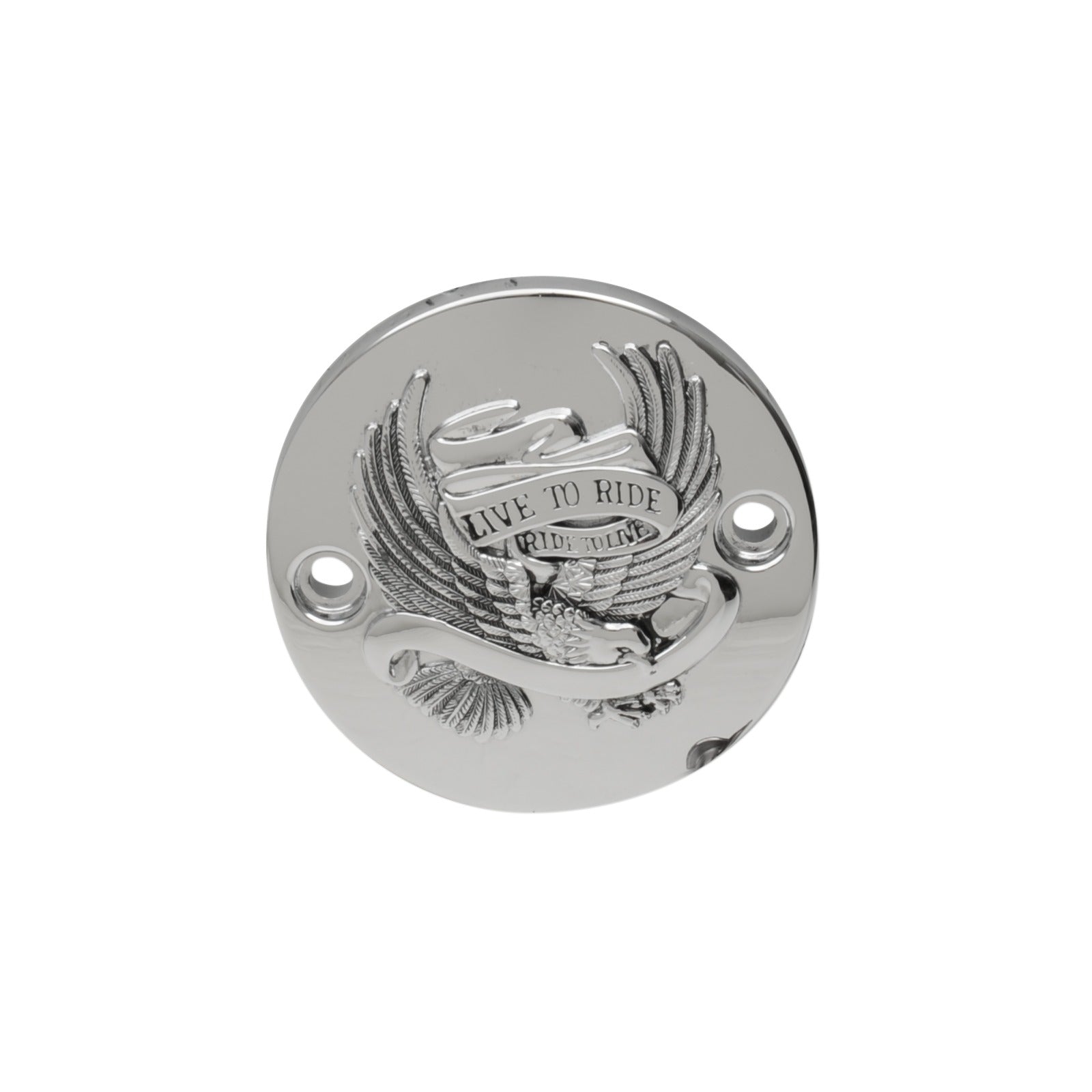DRAG SPECIALTIES - POINTS COVER - CHROME/BLACK - M8