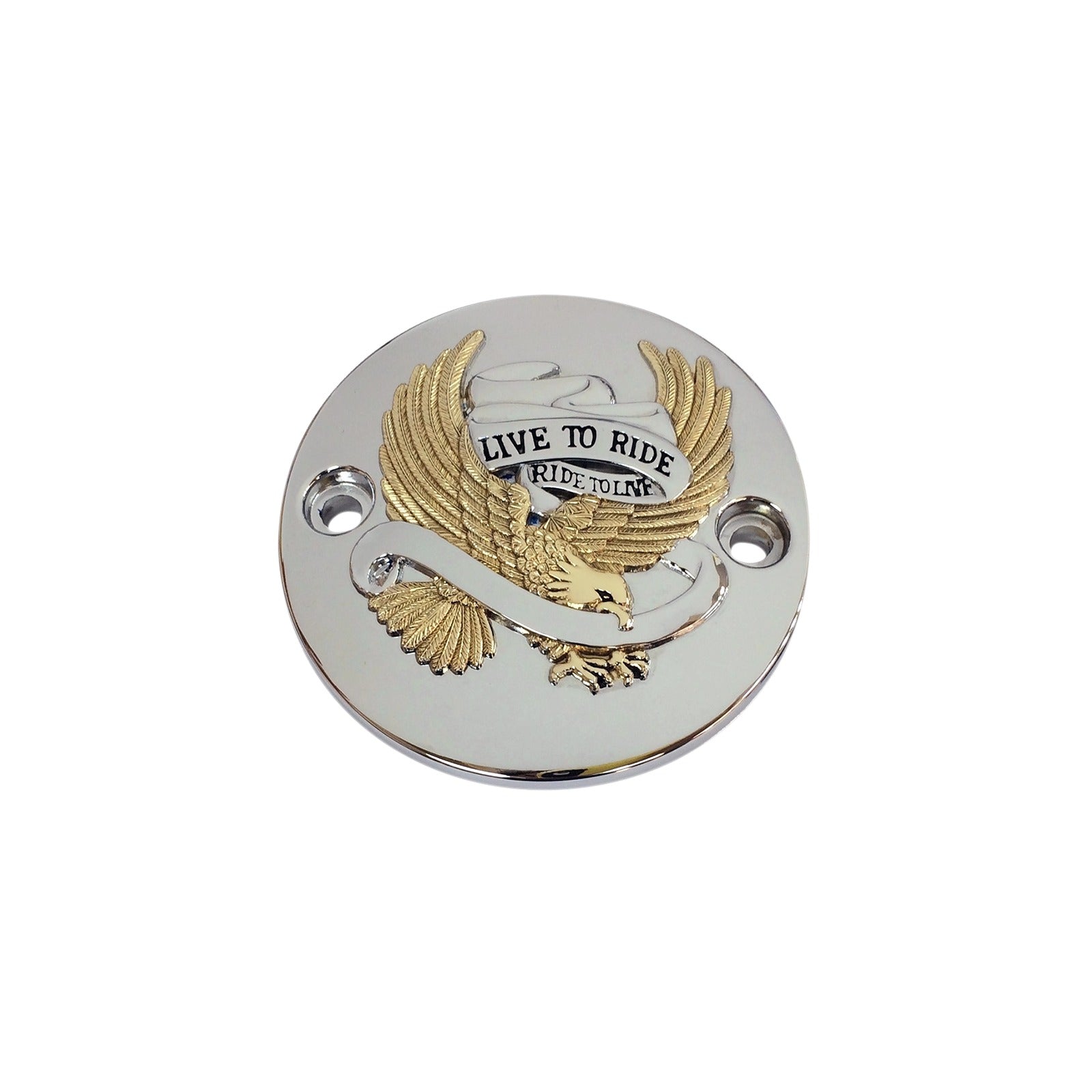 DRAG SPECIALTIES - POINTS COVER - CHROME/GOLD/BLACK - M8