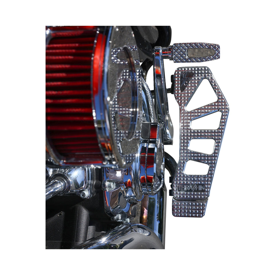 THRASHIN SUPPLY CO. - CAM COVER - GEN 2 - SMOOTH - CHROME - M8