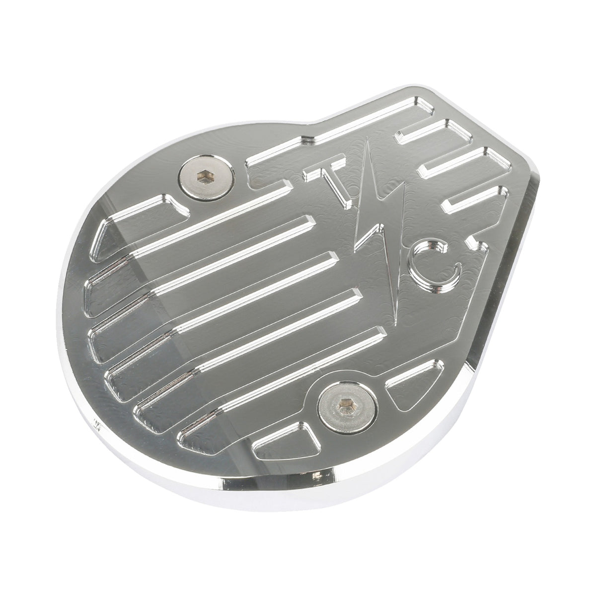 THRASHIN SUPPLY CO. - CAM COVER - GEN 2 - FINNED - CHROME - M8