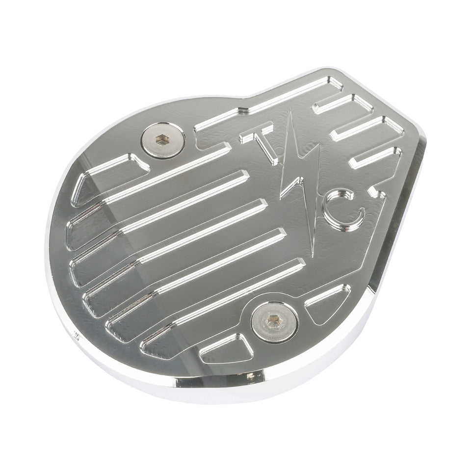 THRASHIN SUPPLY CO. - CAM COVER - GEN 2 - FINNED - CHROME - M8