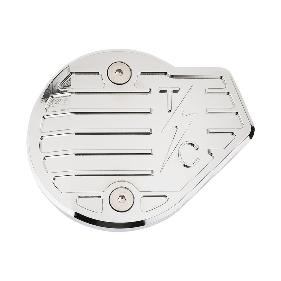 THRASHIN SUPPLY CO. - CAM COVER - GEN 2 - FINNED - CHROME - M8