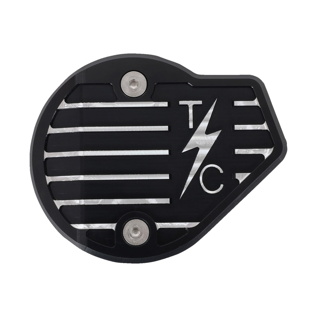 THRASHIN SUPPLY CO. - CAM COVER - GEN 2 - FINNED - TWICE CUT - BLACK - M8
