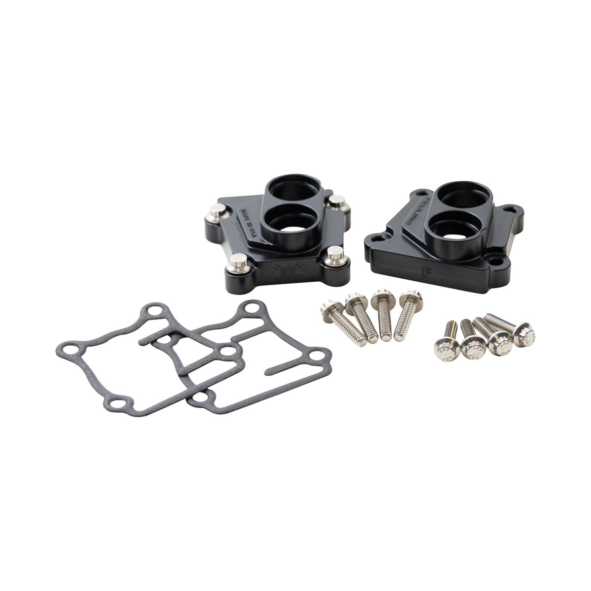 FEULING PARTS - LIFTER BLOCK COVERS - BLACK - '99-'17 TWIN CAM