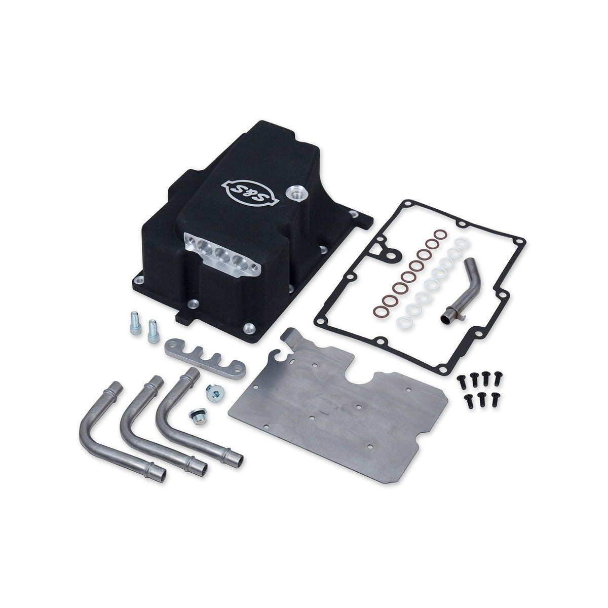 S&S CYCLE - MOTOR INSTALL KIT - BLACK - FXD