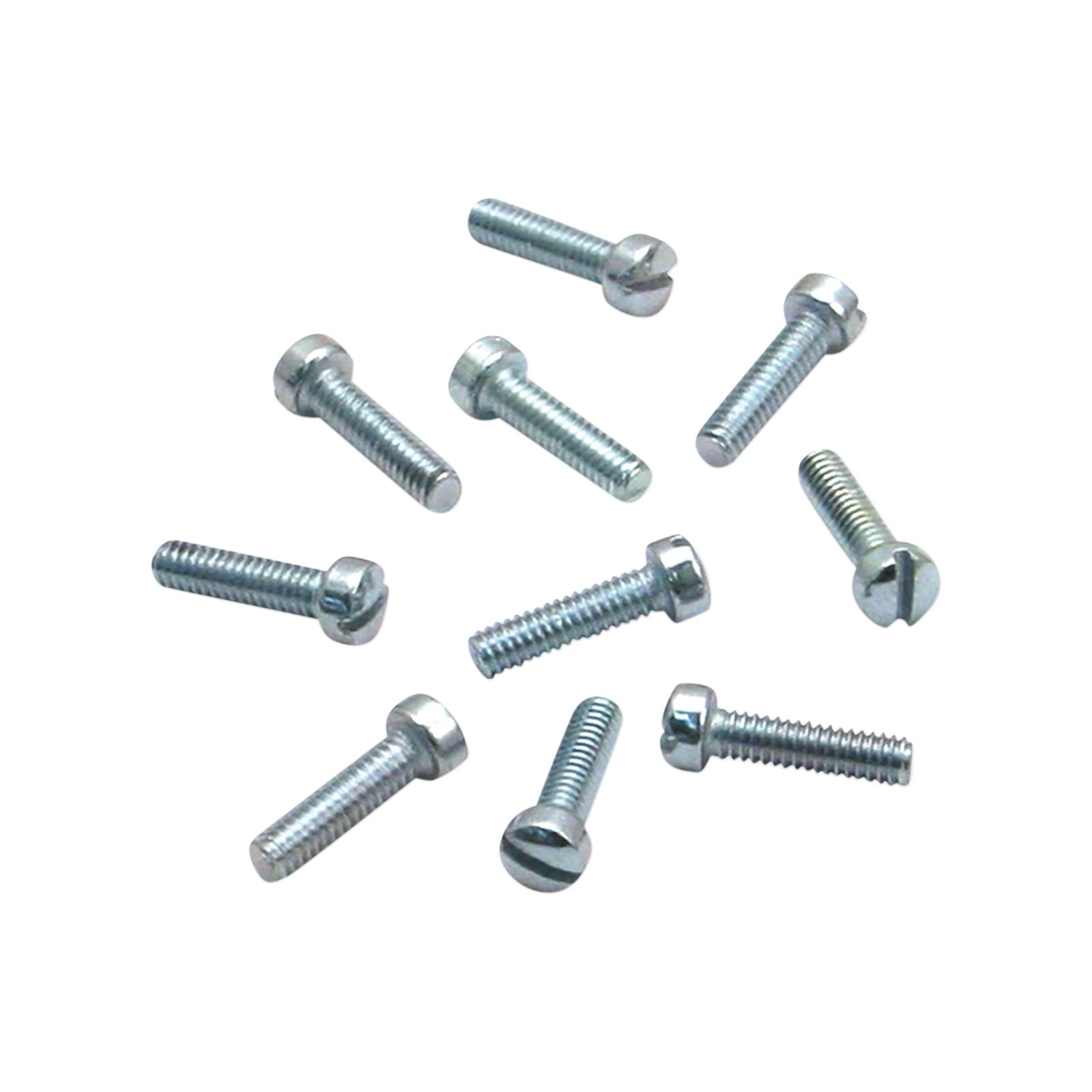 S&S CYCLE - SLOTTED FLAT HEAD SCREWS - 10-PACK