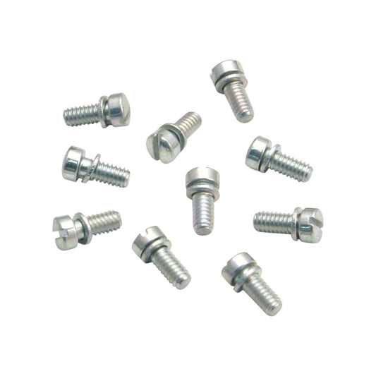 S&S CYCLE - SLOTTED ROUND HEAD SCREWS - 10-PACK