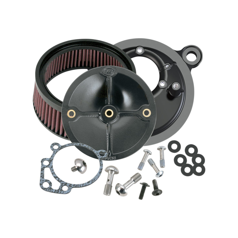 S&S CYCLE - SUPER STOCK(TM) STEALTH AIR CLEANER KIT - BLACK