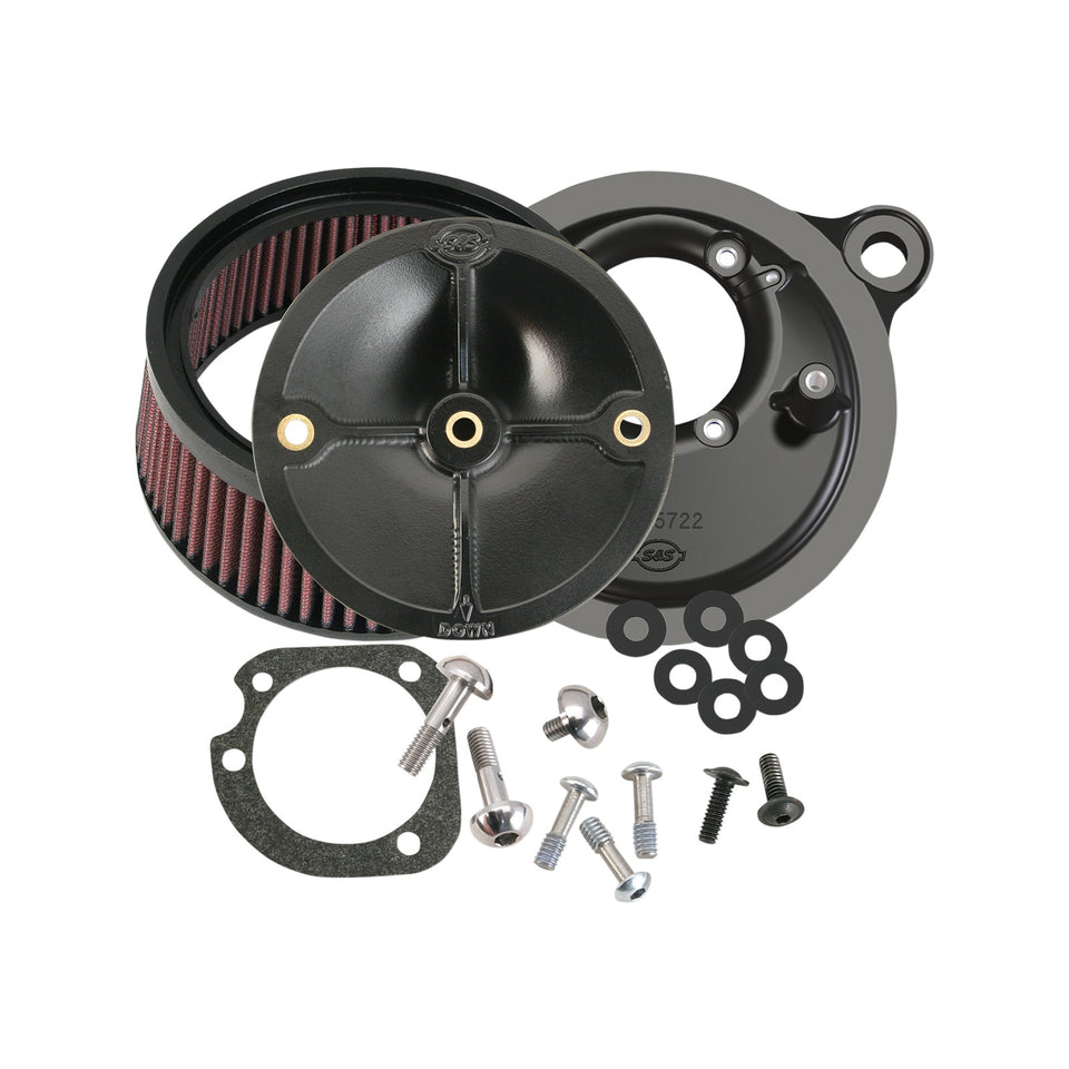 S&S CYCLE - SUPER STOCK(TM) STEALTH AIR CLEANER KIT - BLACK