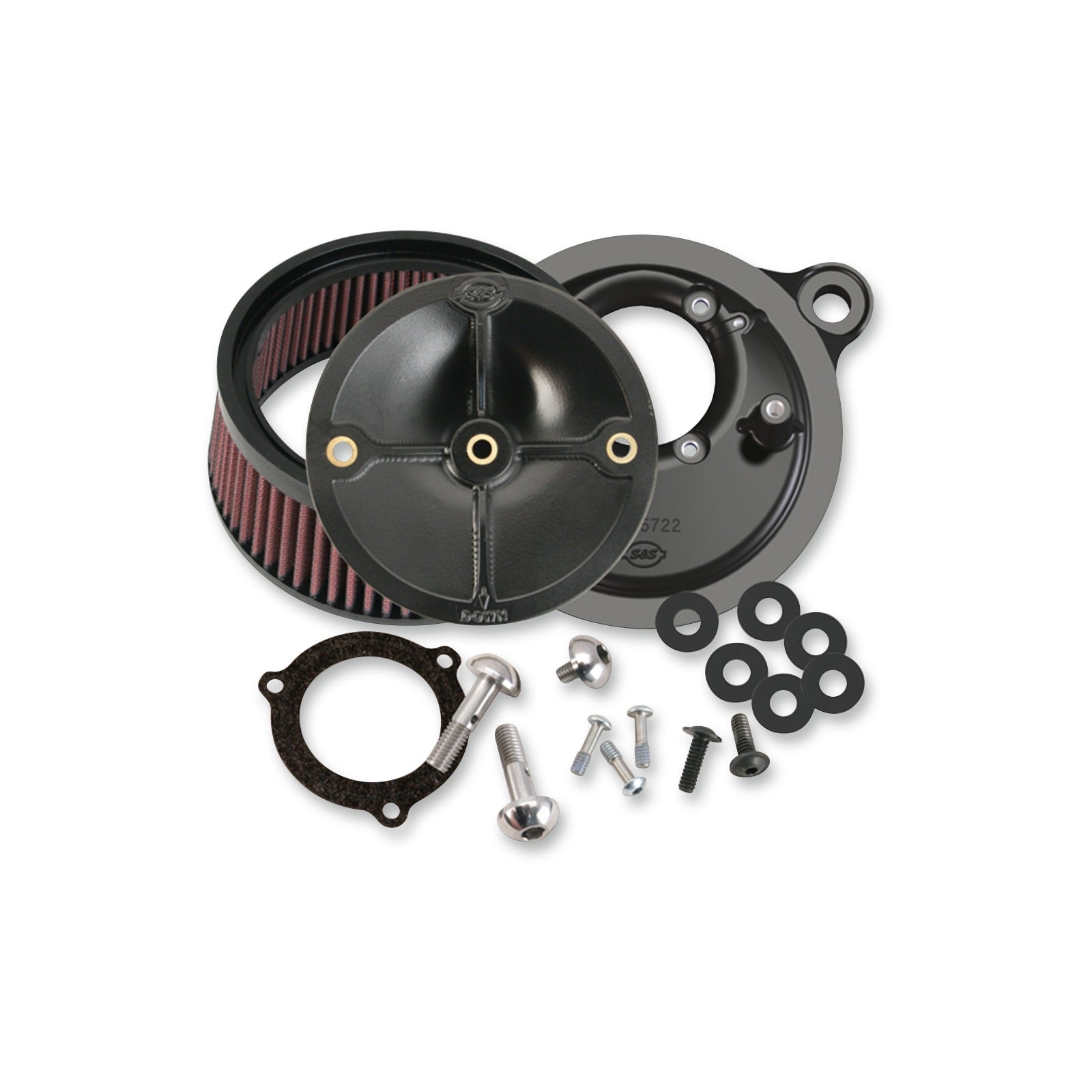 S&S CYCLE - SUPER STOCK(TM) STEALTH AIR CLEANER KIT - BLACK