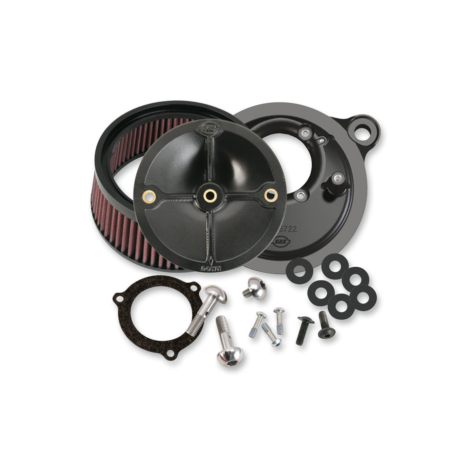 S&S CYCLE - SUPER STOCK(TM) STEALTH AIR CLEANER KIT - BLACK