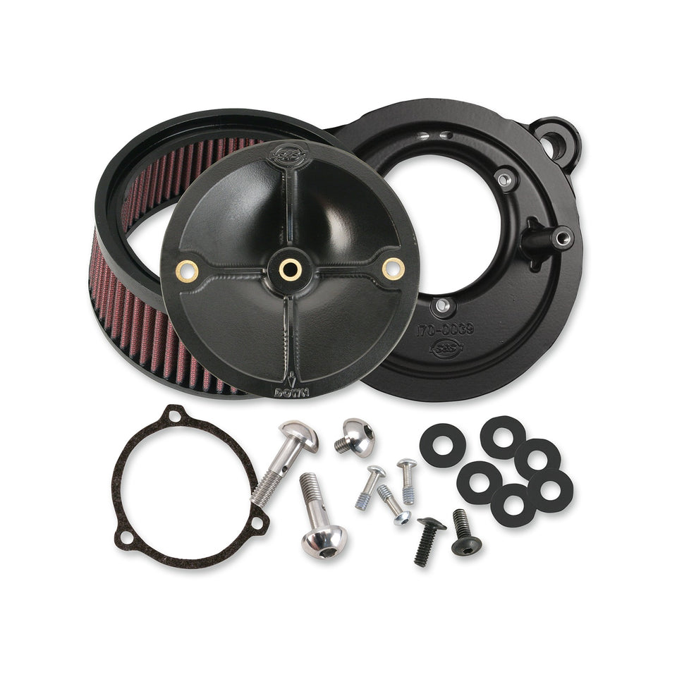 S&S CYCLE - SUPER STOCK(TM) STEALTH AIR CLEANER KIT - BLACK