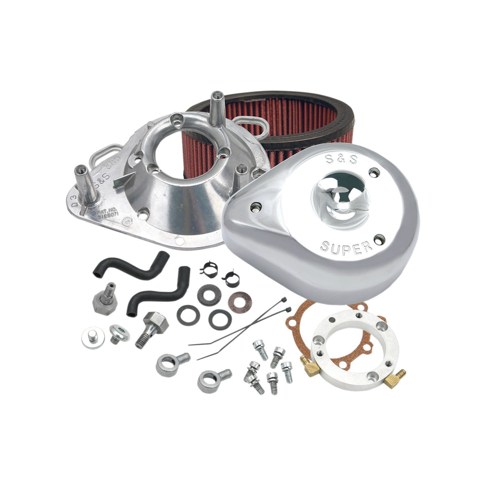 S&S CYCLE - TEARDROP AIR CLEANER - CHROME