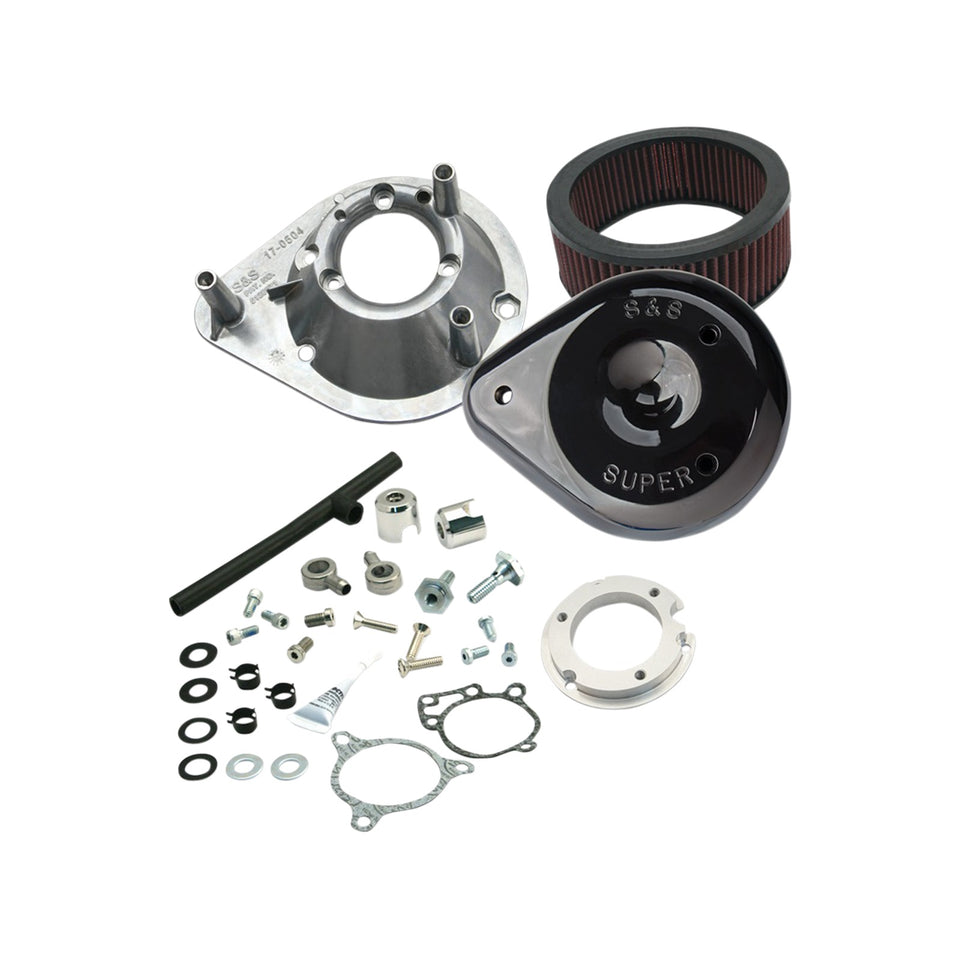 S&S CYCLE - TEARDROP AIR CLEANER - GLOSS BLACK