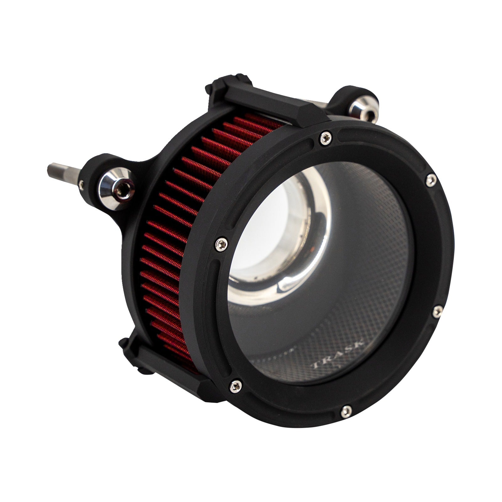 TRASK - ASSAULT CHARGE HIGH-FLOW AIR CLEANER - FLAT BLACK