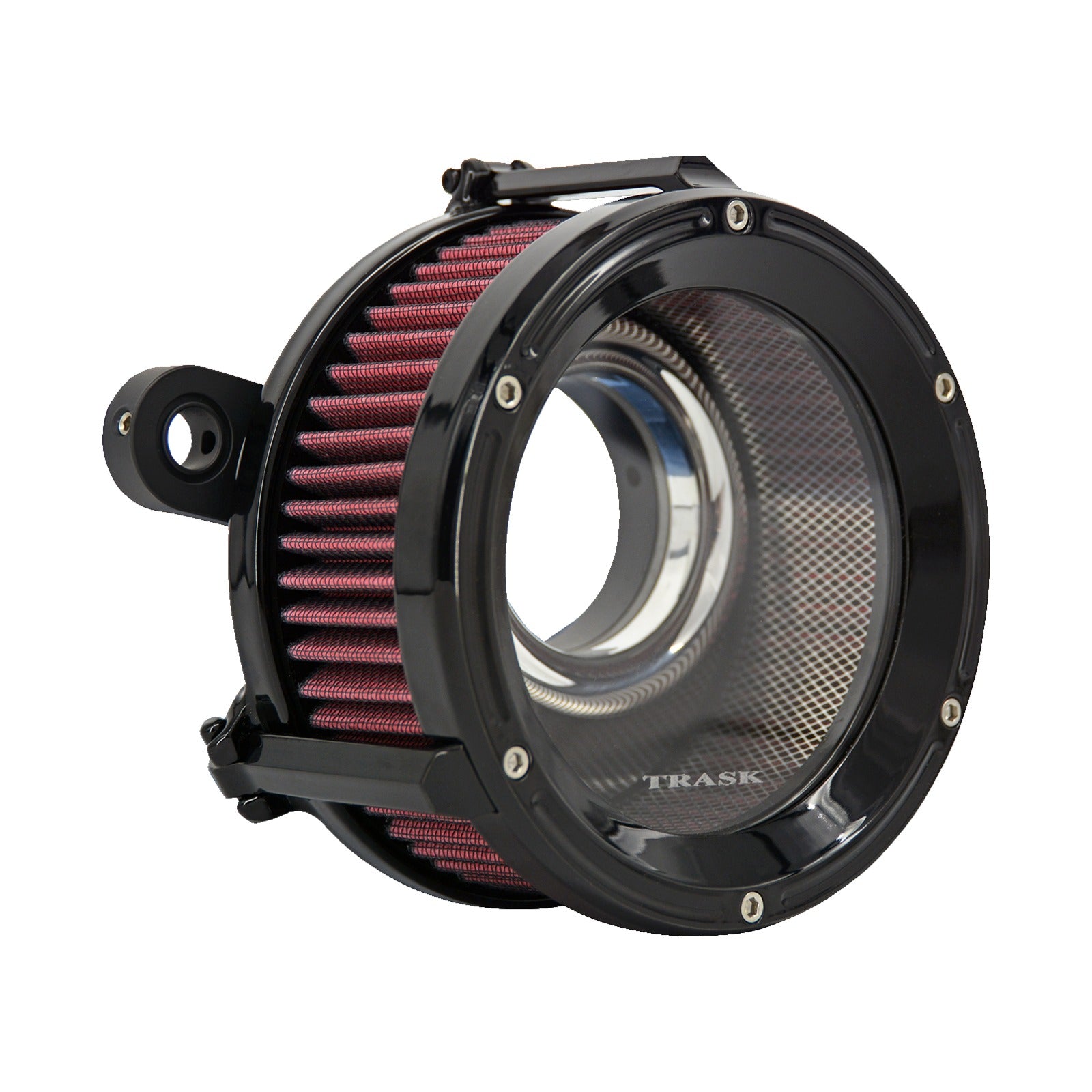 TRASK - ASSAULT CHARGE HIGH-FLOW AIR CLEANER - GLOSS BLACK