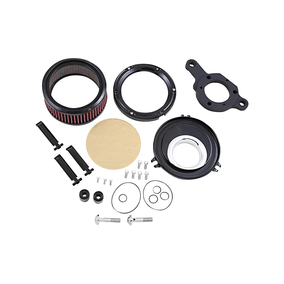 TRASK - ASSAULT CHARGE HIGH-FLOW AIR CLEANER - GLOSS BLACK
