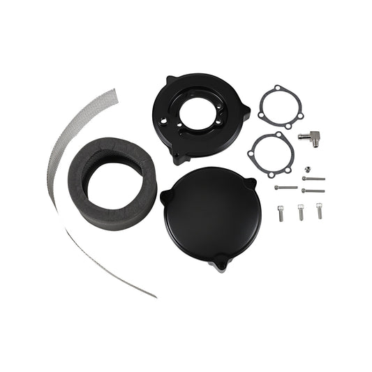 DRAG SPECIALTIES - HIGH PERFORMANCE 6" DRAGTRON(TM) II AIR CLEANER KIT - BLACK