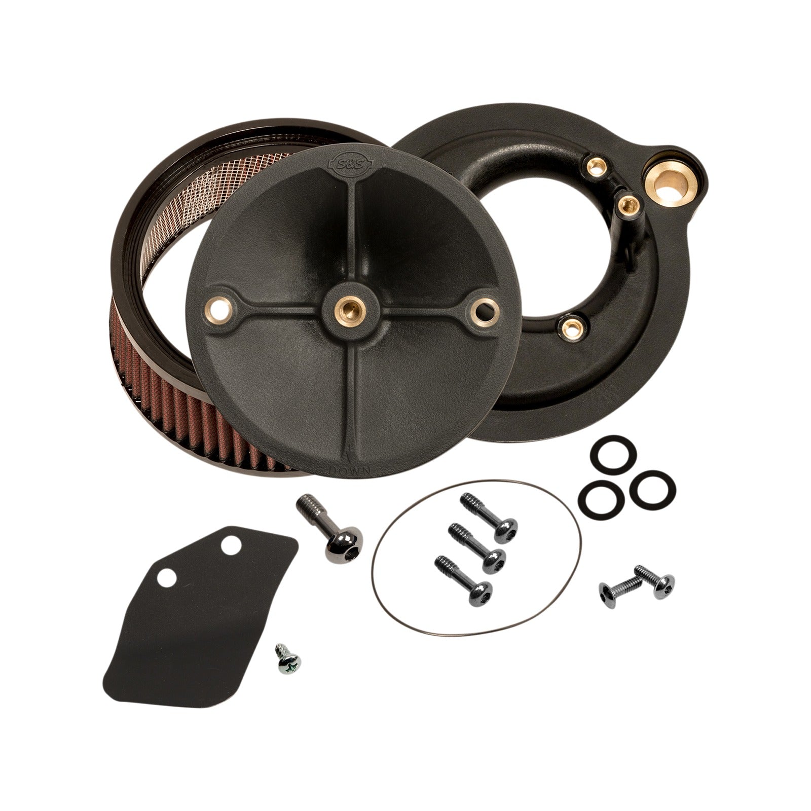 S&S CYCLE - SUPER STOCK(TM) STEALTH AIR CLEANER KIT - BLACK