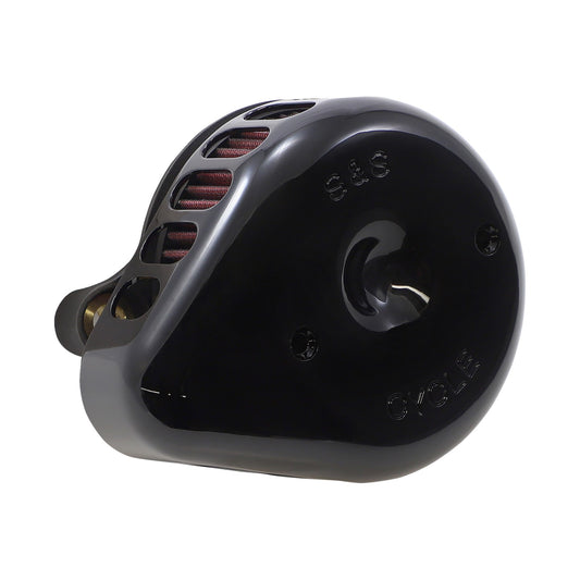 S&S CYCLE - MINI TEARDROP STEALTH AIR CLEANER KIT - GLOSS BLACK