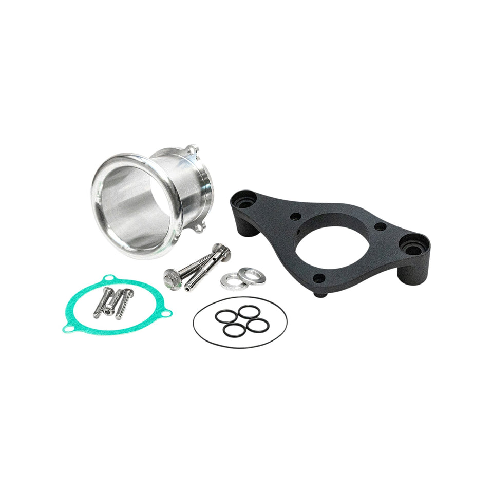 FEULING PARTS - 3" VELOCITY STACK WITH BACKING PLATE KIT - BLACK
