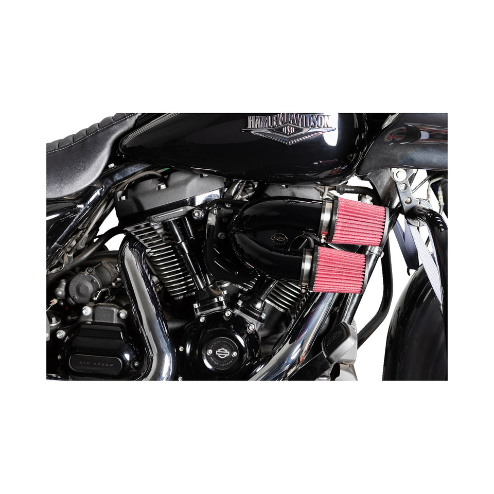 S&S CYCLE - TUNED INDUCTION AIR CLEANER KIT - GLOSS BLACK