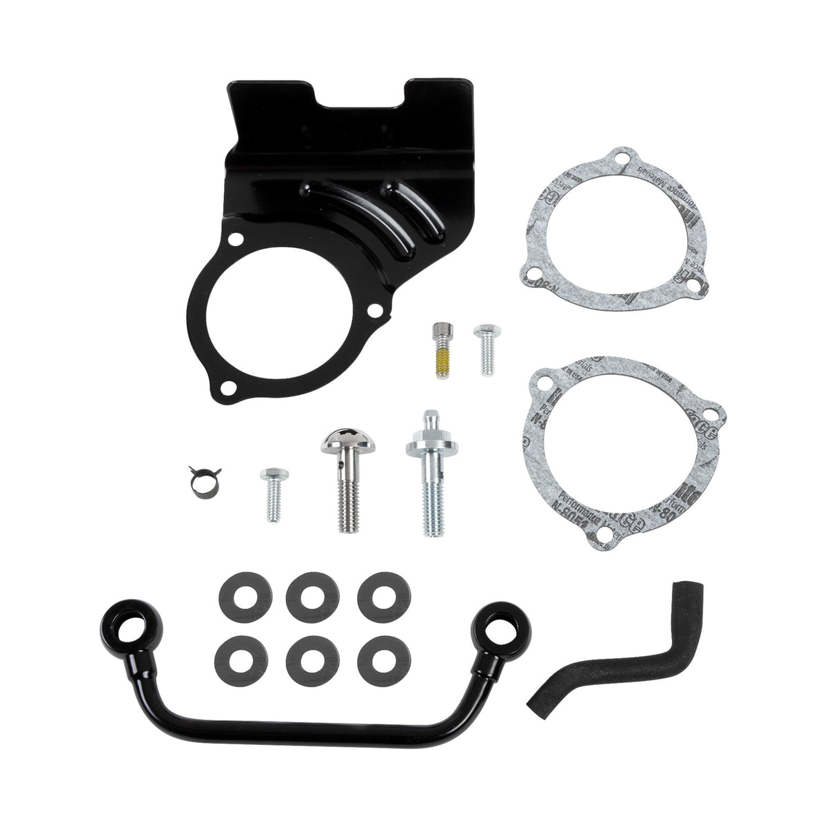S&S CYCLE - TUNED INDUCTION AIR CLEANER KIT - GLOSS BLACK