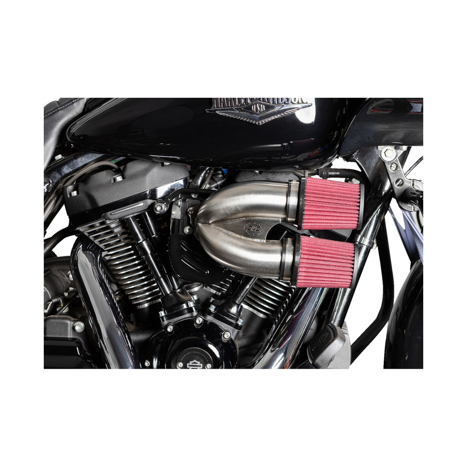 S&S CYCLE - TUNED INDUCTION AIR CLEANER KIT - STAINLESS STEEL