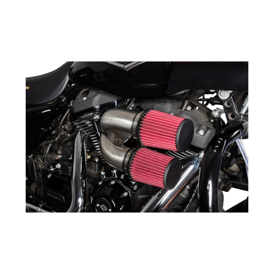 S&S CYCLE - TUNED INDUCTION AIR CLEANER KIT - STAINLESS STEEL
