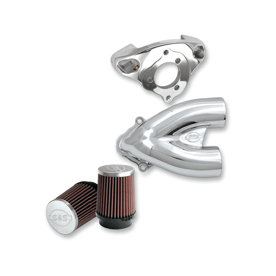S&S CYCLE - TUNED INDUCTION AIR CLEANER KIT - STAINLESS STEEL
