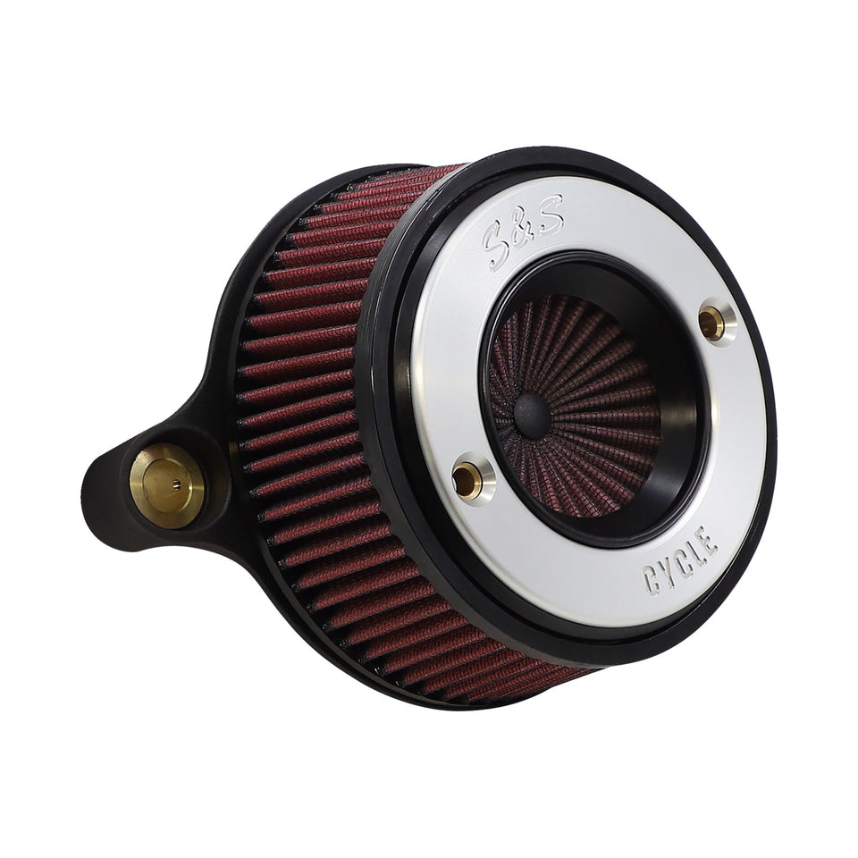 S&S CYCLE - AIR STINGER STEALTH AIR CLEANER KIT - CHROME RING