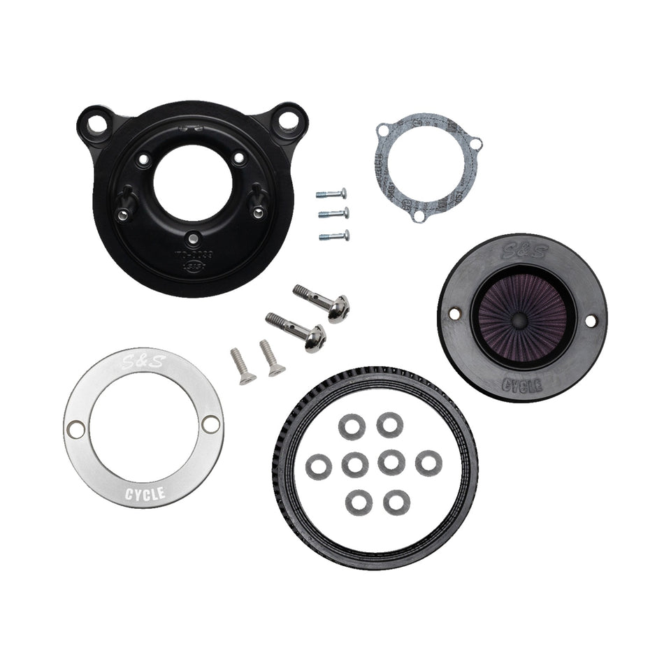 S&S CYCLE - AIR STINGER STEALTH AIR CLEANER KIT - CHROME RING